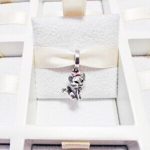 925 Sterling Silver Marie The Aristocats Cat Dangle Charm Fits Pandora Bracelets